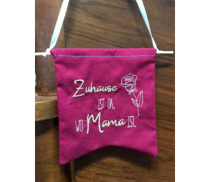 Stickdatei ITH Wimpel wenden Fahne blanko